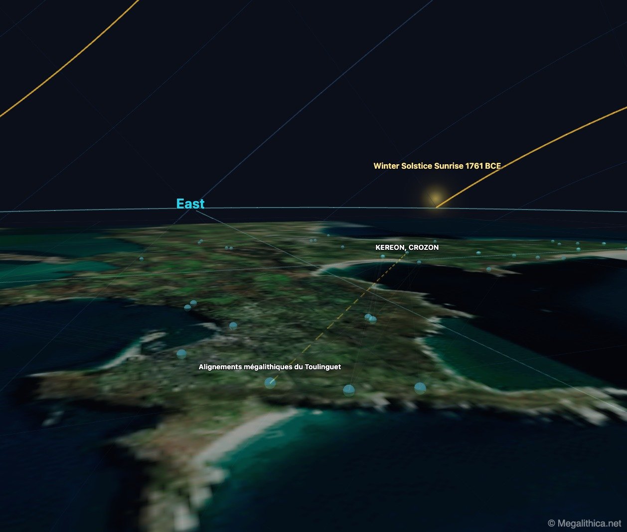 KOULOUDIC, CROZON: Winter Solstice Sunrise Alignment Revealed